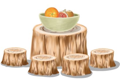 テーブルセットの画像